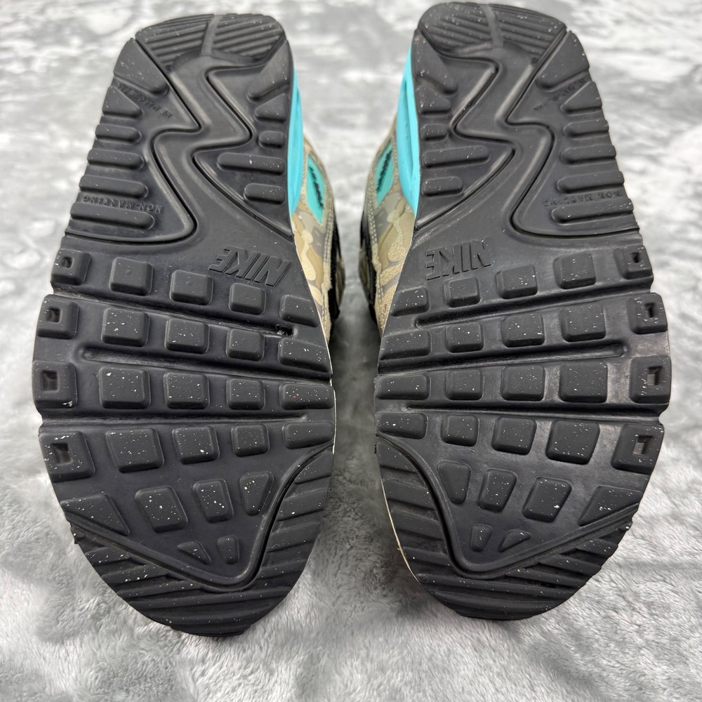 Nike Air Max 90 Desert Camo Teal Black Sneakers IF3092-100 Womens 7.5 Youth 6Y - Picture 5 of 16